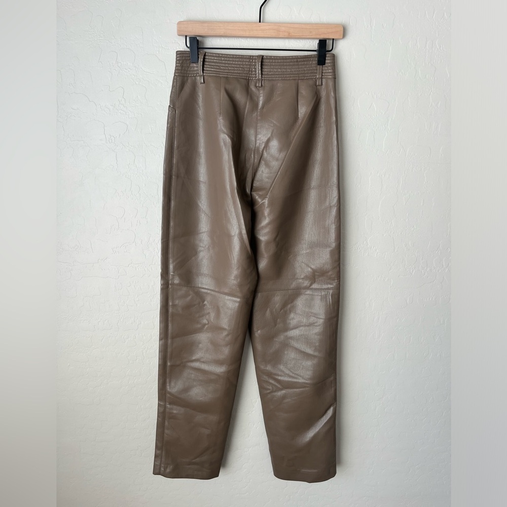 Aritizia Wilfred faux leather high rise pants 6 - Picture 7 of 13